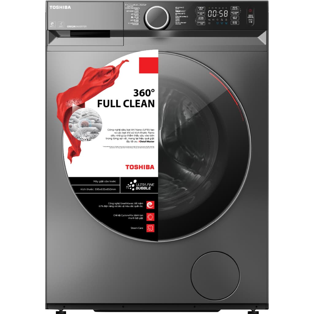 Máy giặt Toshiba 8.5 kg AW-K900DV(WW)